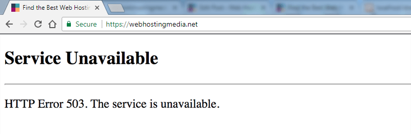 http error 503 service unavailable example