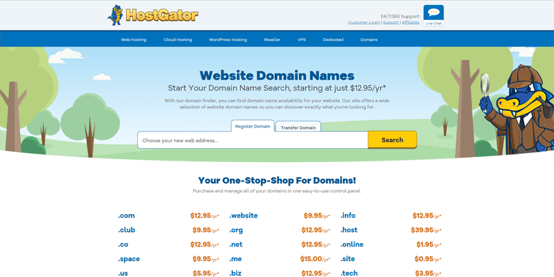 hostgator-buy-cheap-domain-names